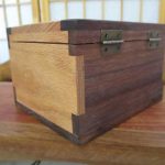 Walnut and Oak box