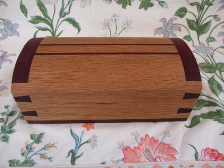 Steamer Trunk Box – Purpleheart and Oak